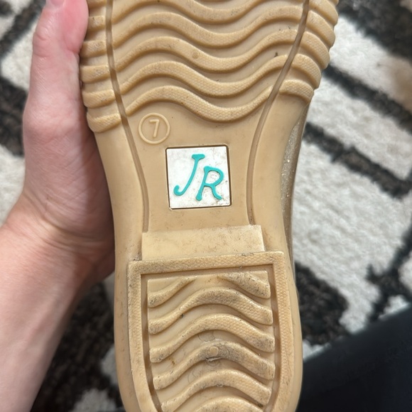 Jack rogers gold rain boot size 7 women’s - Picture 7 of 7